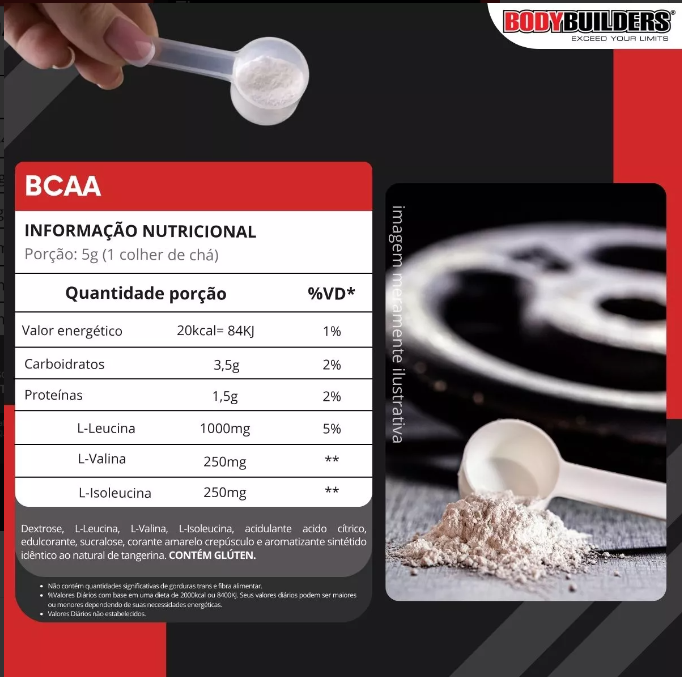 Kit Whey Protein Bodybuilders 2kg + Bcaa + Creatina + Shaker