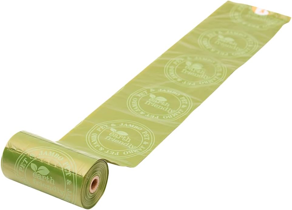 Kit Cata Caca Refil Saquinhos Higiênicos para Cães, Destaca Fácil, 8 Rolos, Plástico Durável e Impermeável, À Prova de Vazamentos