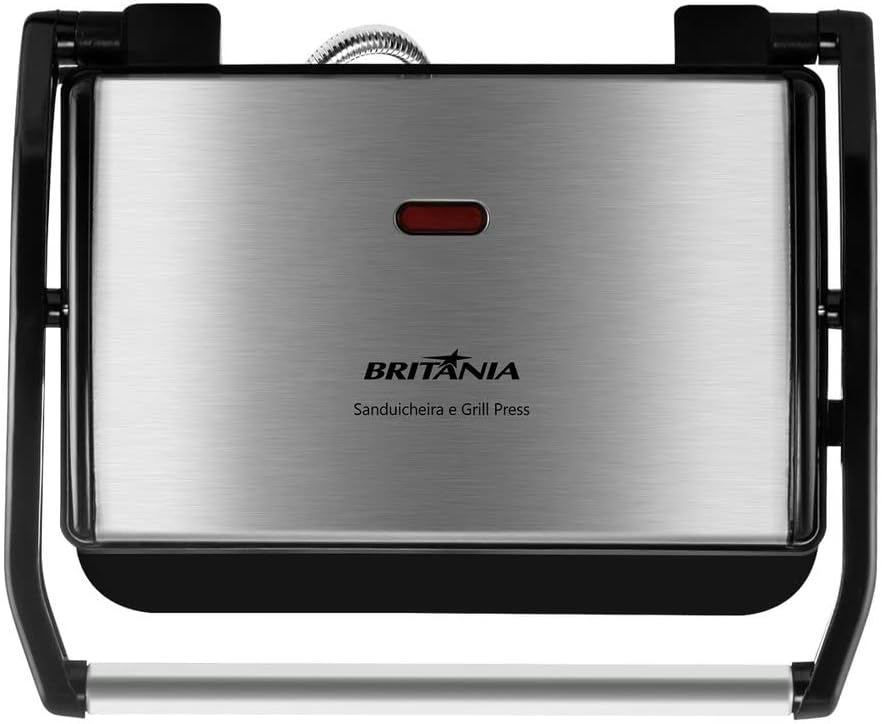 Sandwichera y parrilla 2 en 1 Britânia Press - 850 W 220 V