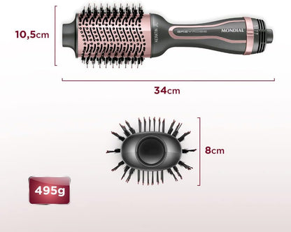 MONDIAL Escova Secadora Keratin, Bivolt, 1200W
