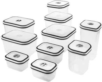 Electrolux - Kit de Ollas de Plástico Herméticas, 10 unidades 