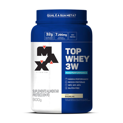 Max Titanium Top Whey 3W Plus Performance 900 g Vainilla