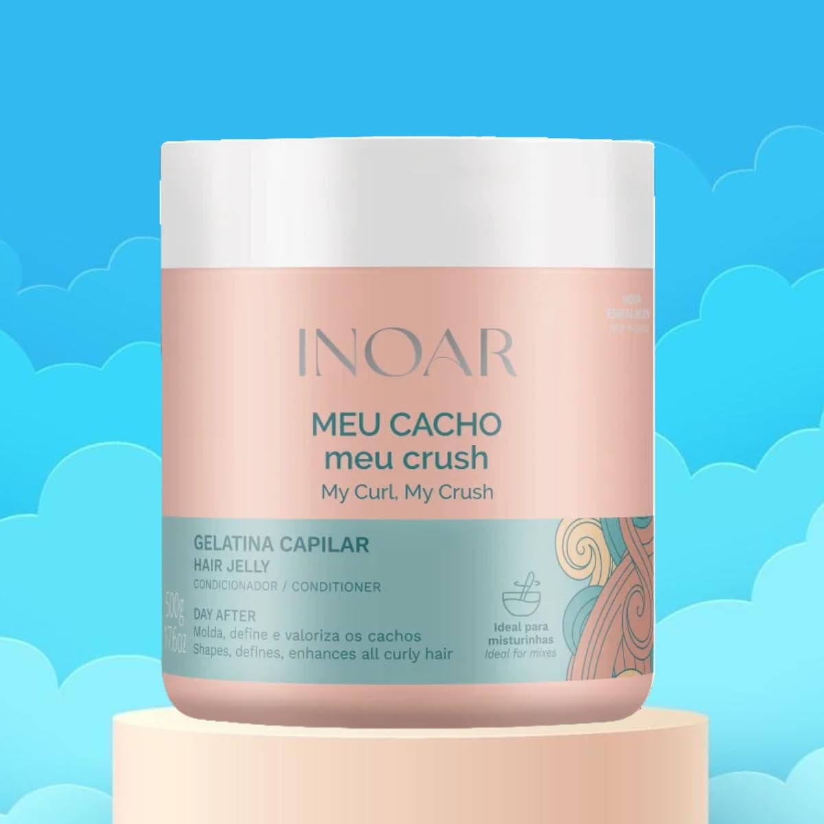 INOAR GELATINA MEU CACHO 500 GR