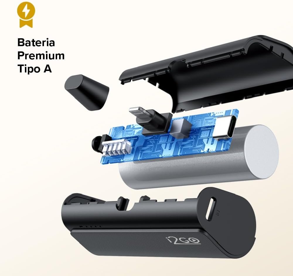 Carregador Portátil (Power Bank) i2GO Pocket 5000mAh - Modelo Lightning- Bivolt