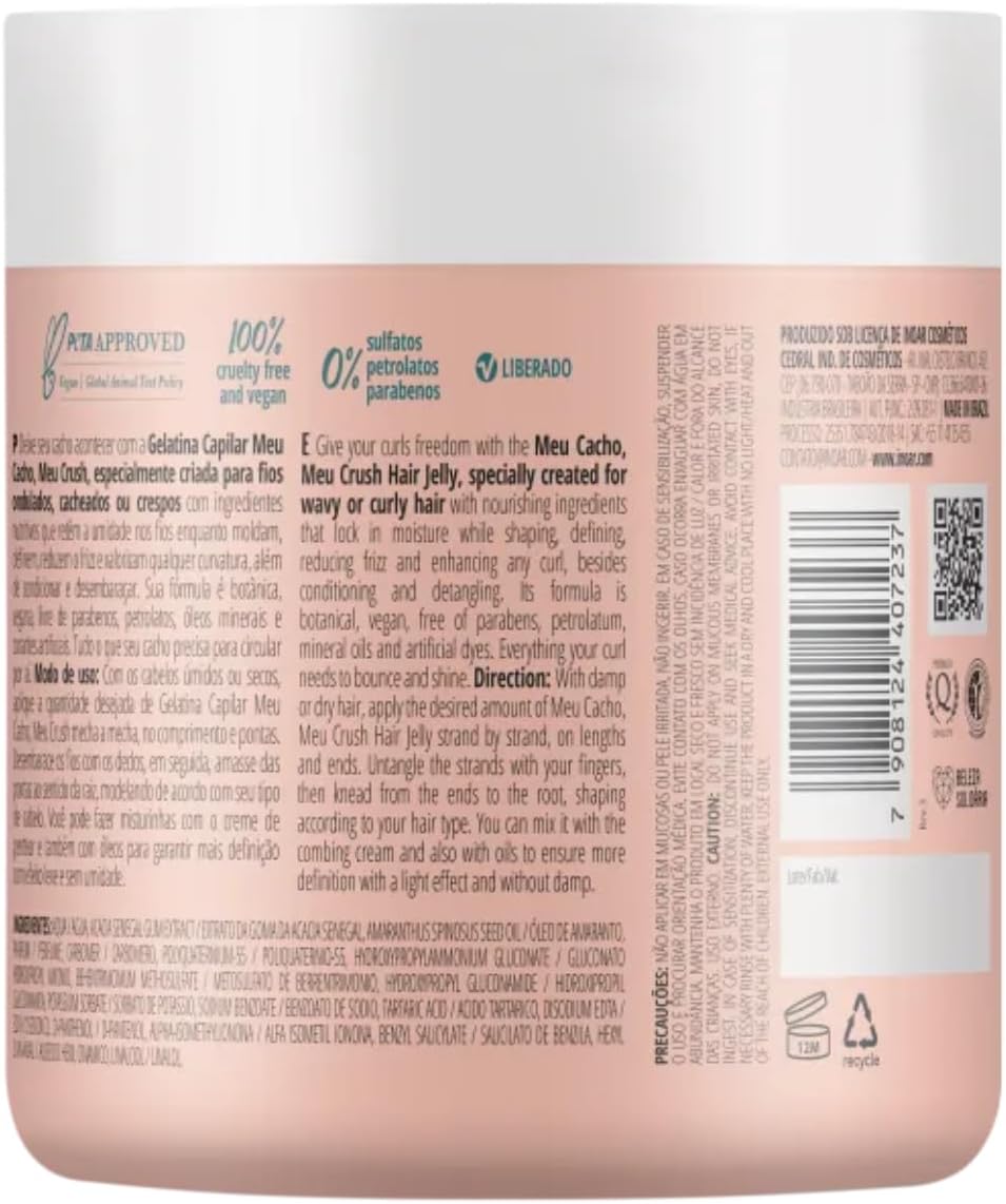 INOAR GELATINA MEU CACHO 500 GR