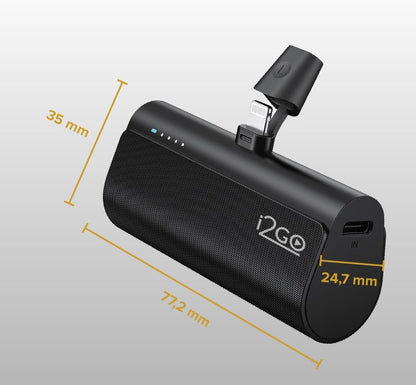 Carregador Portátil (Power Bank) i2GO Pocket 5000mAh - Modelo Lightning- Bivolt