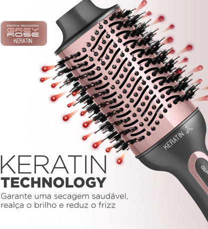 MONDIAL Escova Secadora Keratin, Bivolt, 1200W