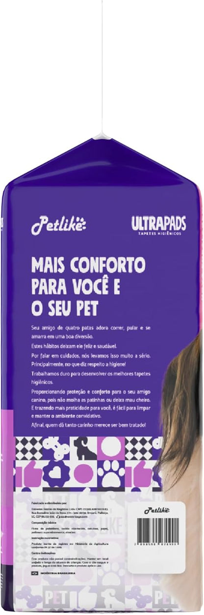 Tapete Higiênico Para Cães Ultra 80 cmx60 cm - 30 Unidades