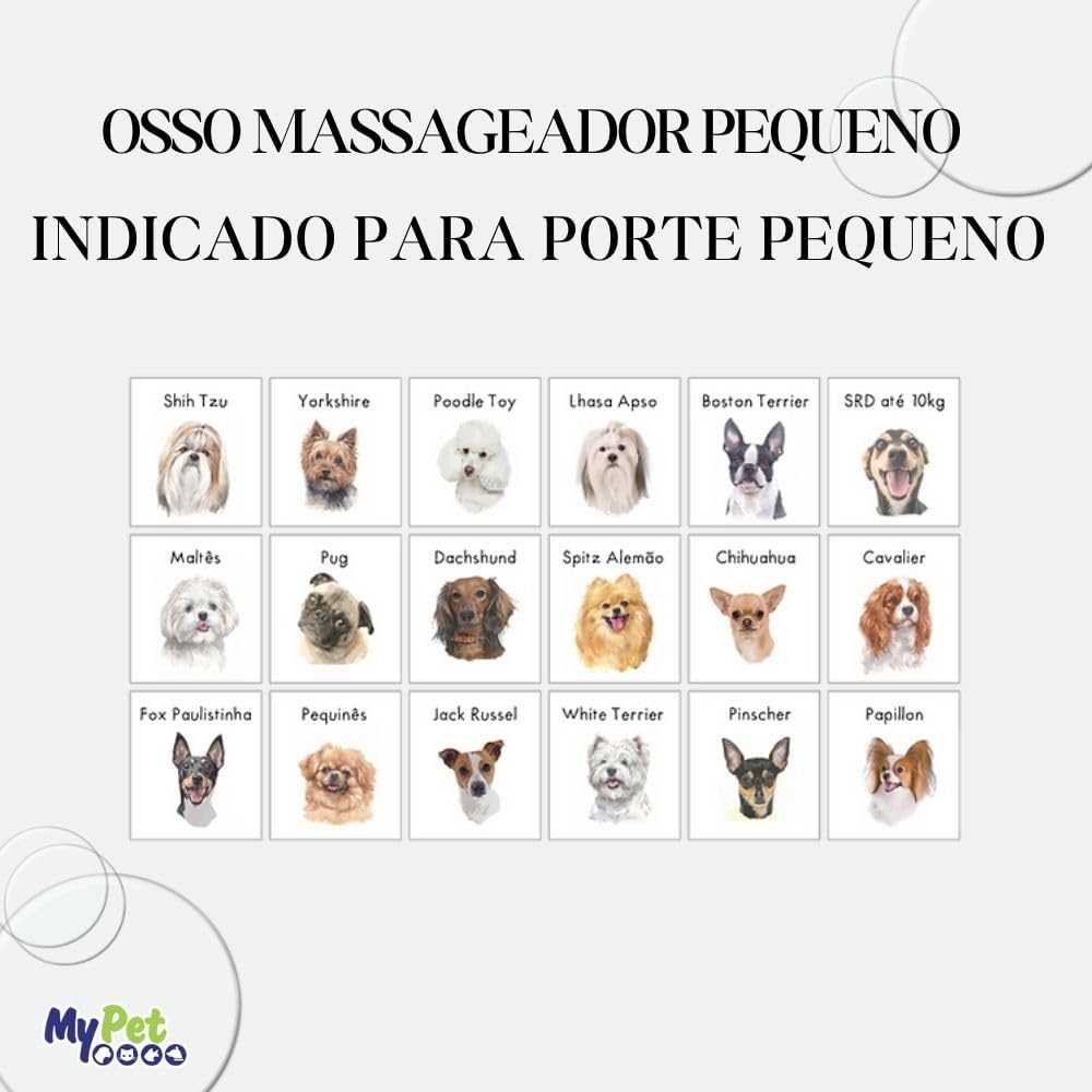 Osso Higiênico Com Corda, Brinquedo para Cachorro
