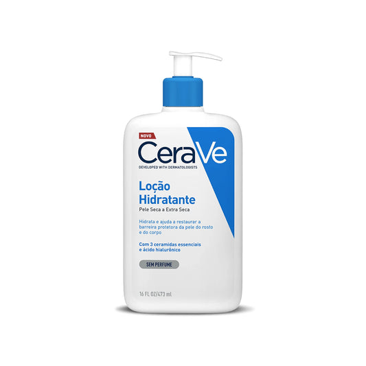 CeraVe, Loção Hidratante Corporal, com textura Fluida e Ácido Hialurônico