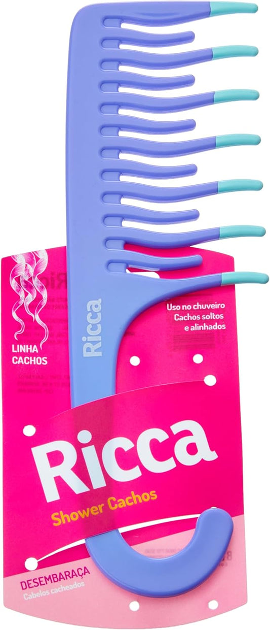 Ricca Pente Shower Cachos Roxo