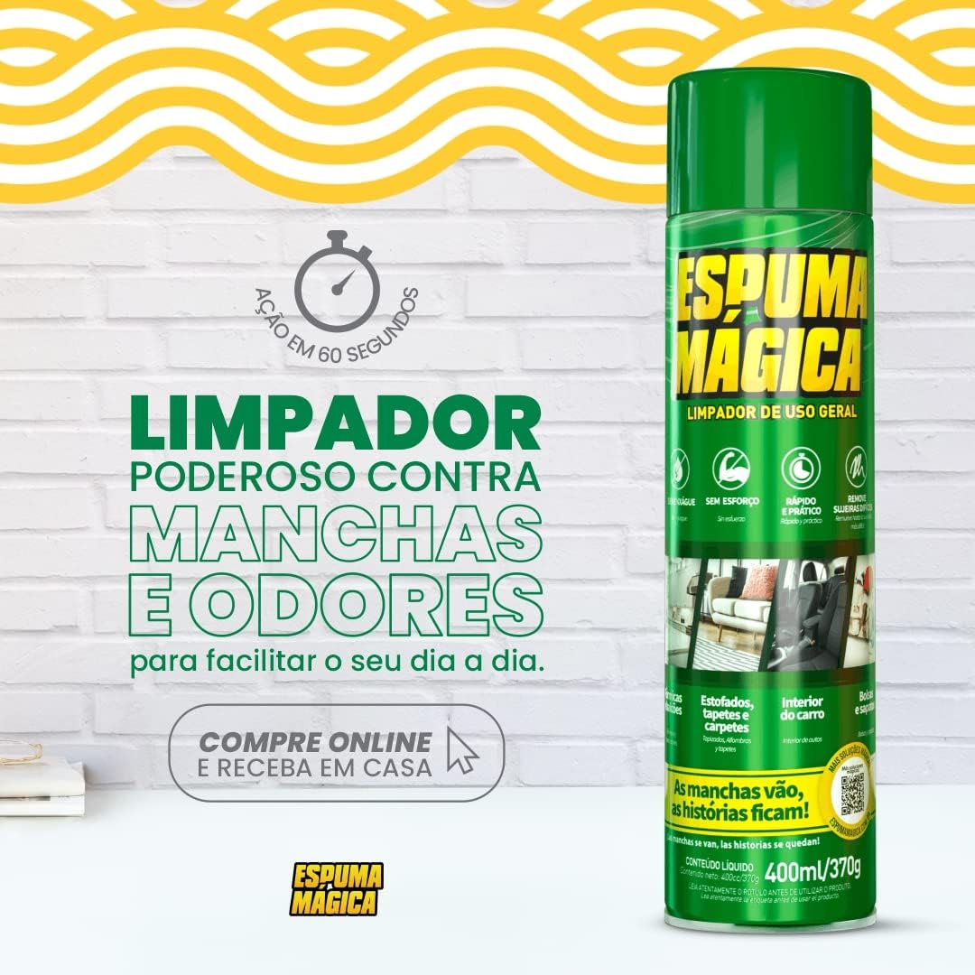Espuma Mágica Aerossol 400 ml