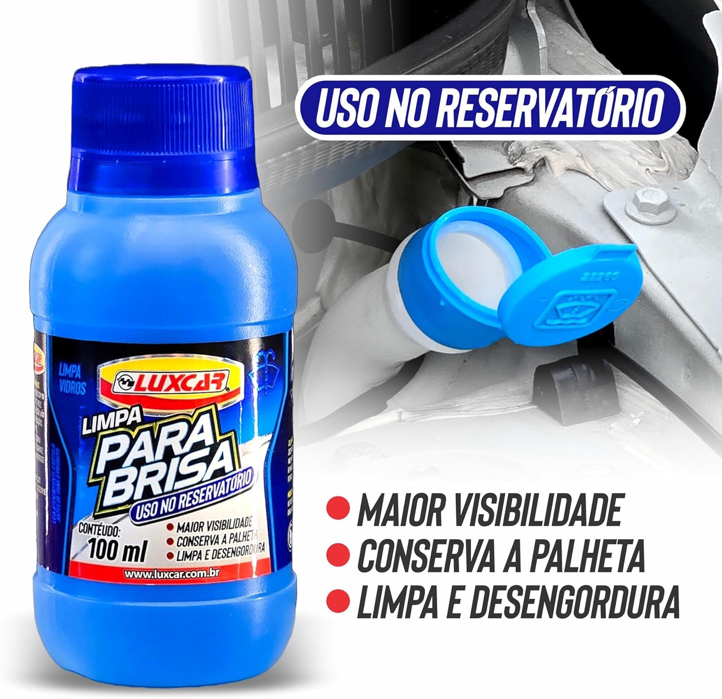 Limpa Para-Brisa Luxcar 100 Ml