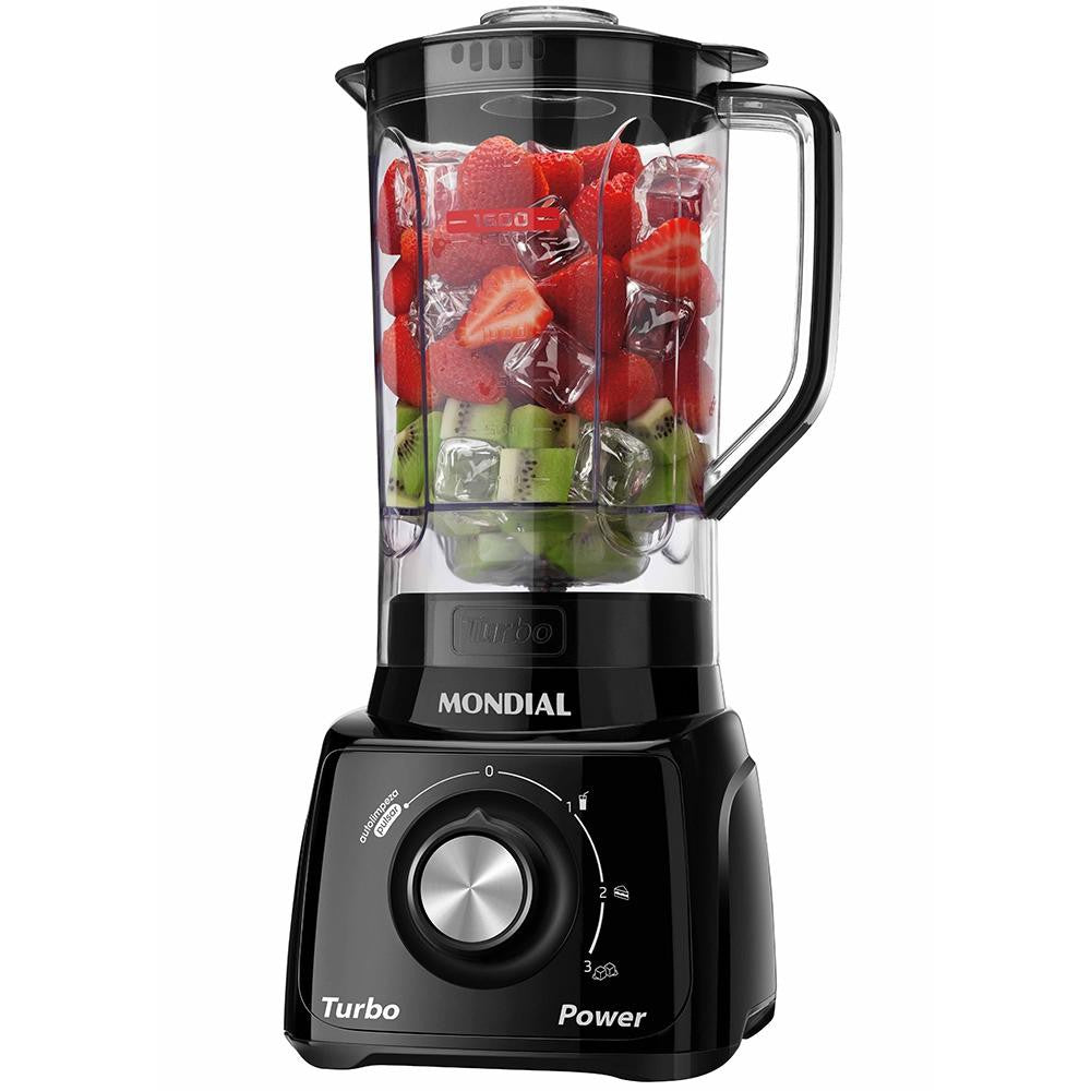 Licuadora Mondial L-99 Turbo 3 Velocidades 500W Roja